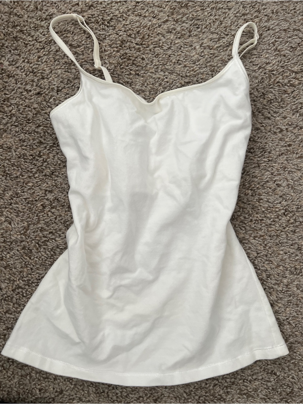 Victoria's Secret White Satin-Trim Camisole
